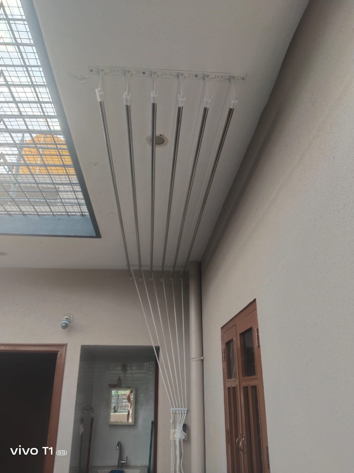 Ceiling Cloth Hanger Installed in Balcony Bangalore